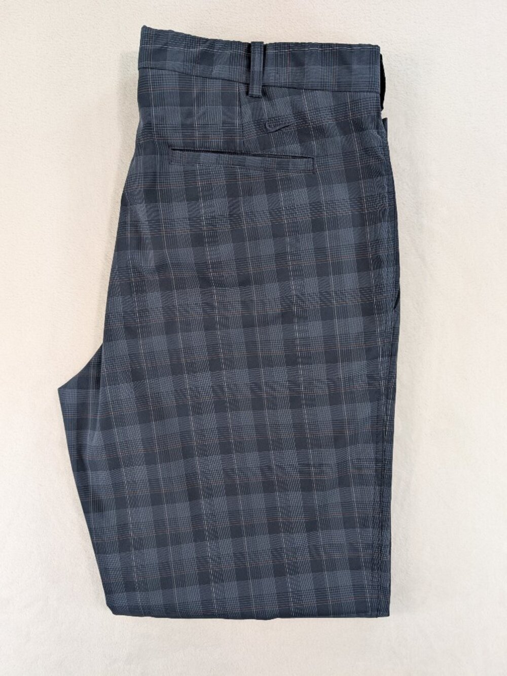 Nike Golf Pants Dri-FIT Navy Blue Plaid Straight Leg Mens 36x36‎ | BUNDLE - Picture 6 of 10